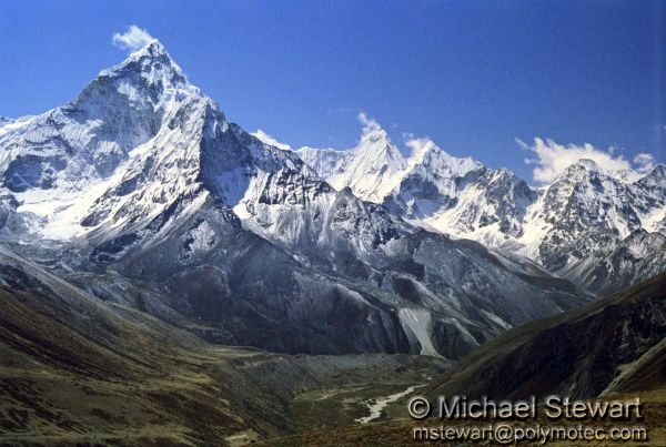 Ama Dablam from Above Duglha